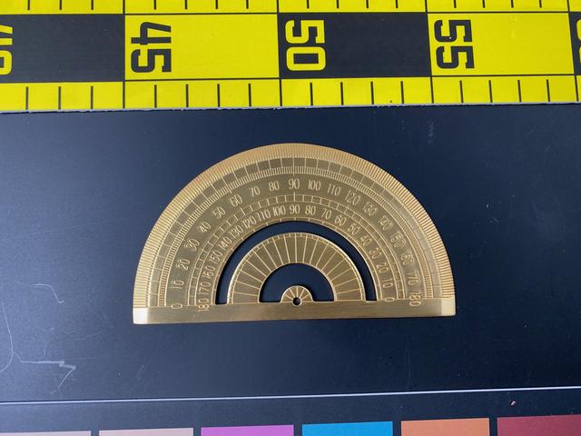 T0118 Brass Protractor