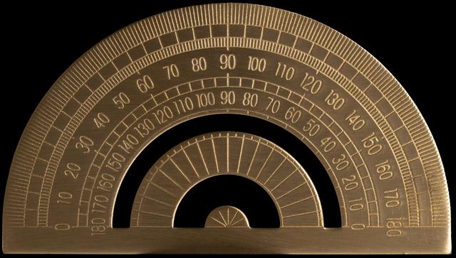 T0118 Brass Protractor