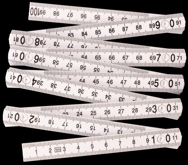 T0140 Folding Ruler Plastic