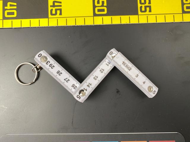 T0141 Folding Ruler Keychain