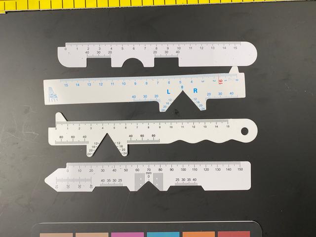 T0144 Opticians Rulers