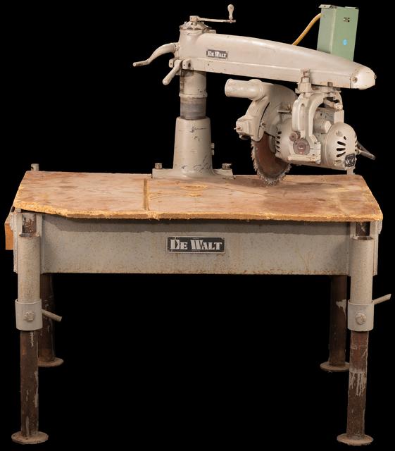 T0257 Old Dewalt Radial Arm Saw