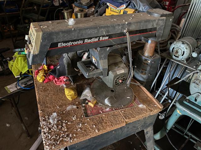 T0258 Old Craftsman Radial Arm Saw