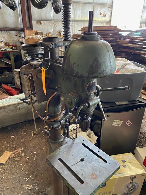 T0267 Old Footpedal Drill Press