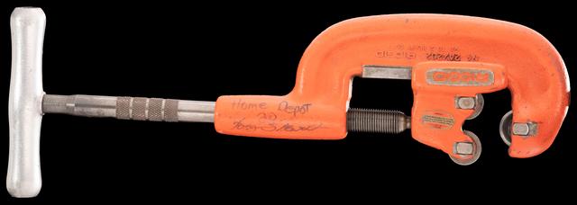 T0428 Tony Stewart Autographed Pipe Cutter