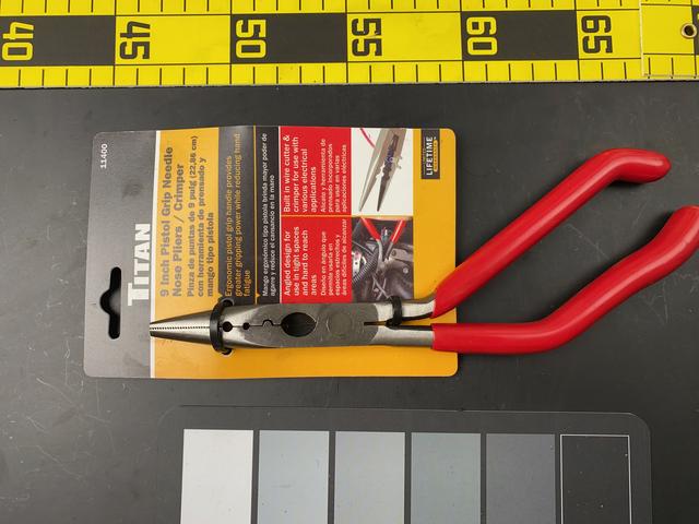 T0869 Piston Grip Needlenose Pliers