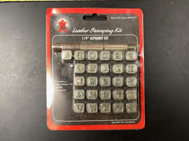 T1030 Leather Stamping Letter Set