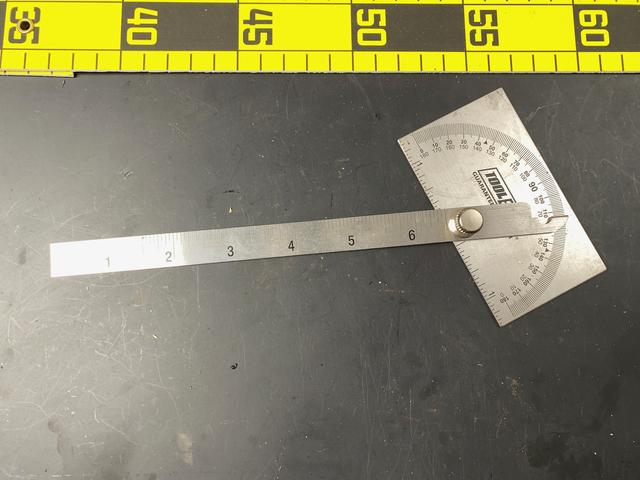 T1333 Small Stainless Steel Protractor