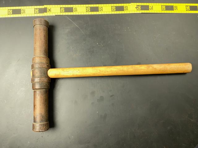 T1527 Steel Banded Wood Mallet