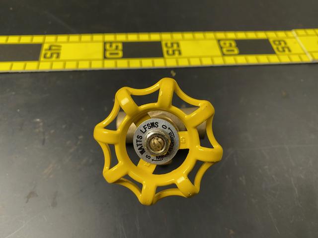 T1554 Yellow Handle Valve