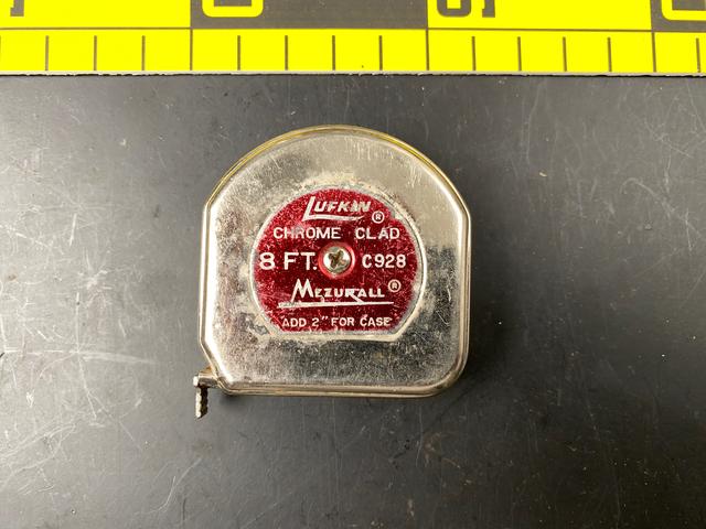 T1738 Shiny Chrome Tape Measure