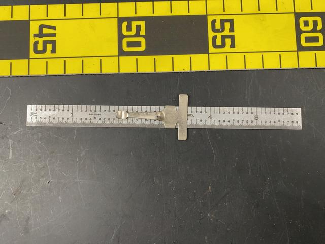 T1743 Ruler With Sliding Stop