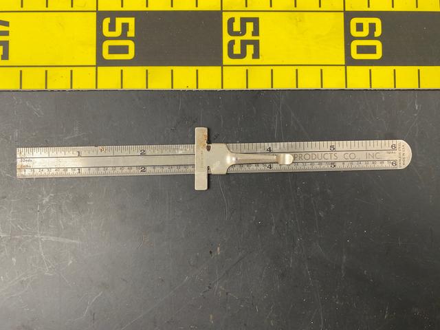 T1744 Ruler With Sliding Stop